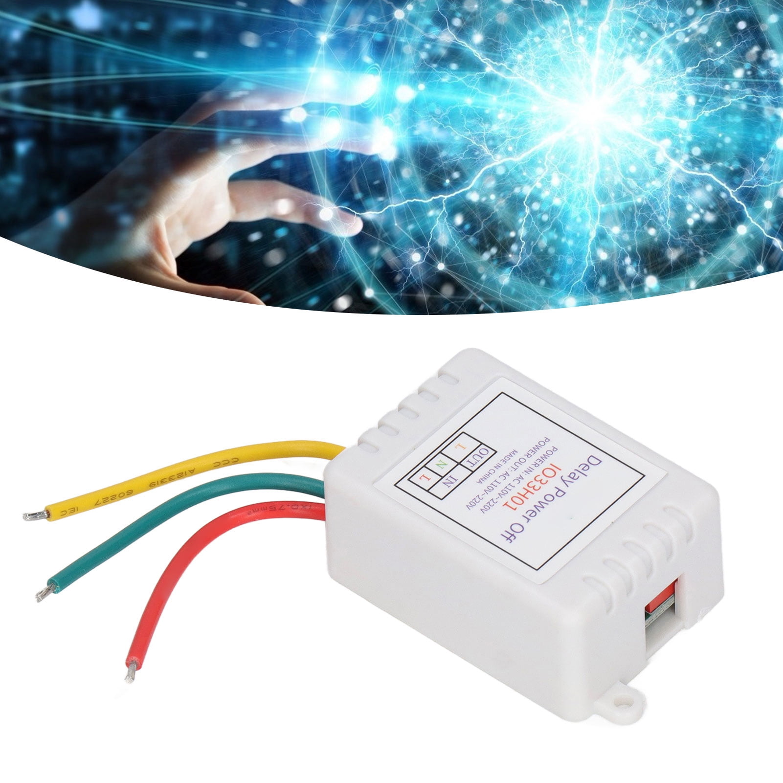 Delay Timer, Easy Installation Relay Switch 110V220V Input For Heater Without Housing,With