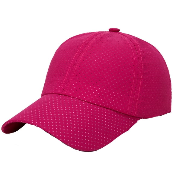 Delayuji Baseball Cap for Men Women Summer Mesh Hat Breathable Sports Running Trucker Hat Visor Sun Hat Outdoor B One Size