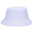 thumbnail image 1 of Delayuji Bucket Fisherman Hat Cotton Blend Wide Brim Sun Protection Outdoor Camping Hunting Plain Casual Caps Men Women, 1 of 2