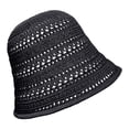 thumbnail image 1 of Delayuji Bucket Hat for Women Foldable Sun Hat With Inner Adjustable Strap for Traveling Sunbathing Hiking Camping Outdoor Activities One Size, 1 of 4