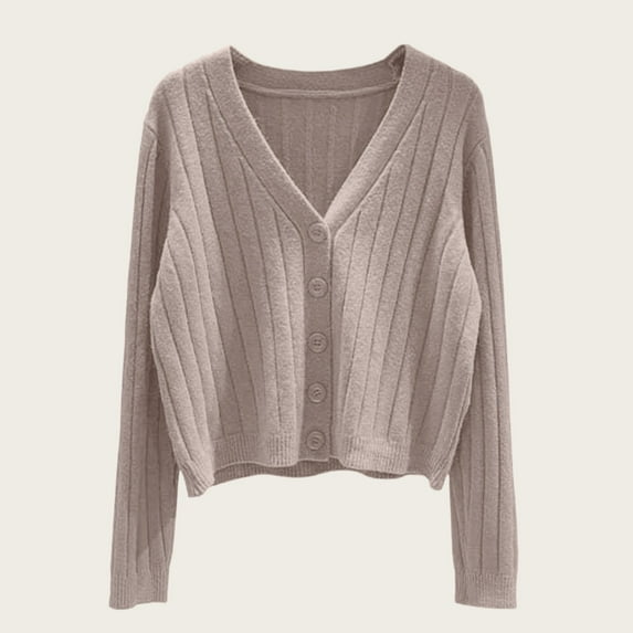 Delayuji Cardigan For Women Spring Trendy Lightweight Soft Thin Solid Color Long Sleeve Open Front Button Down Cardigans Breathable Cover Ups