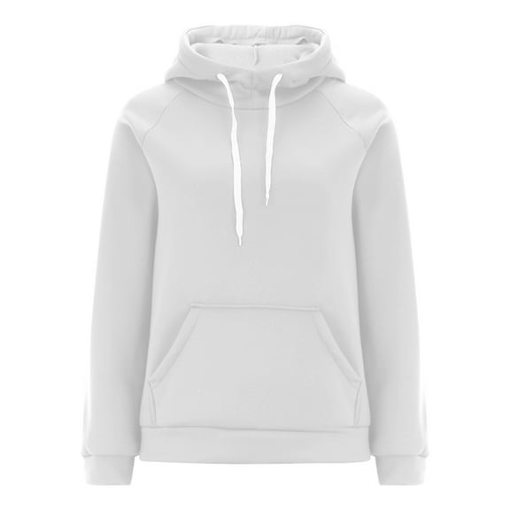 Delayuji Fashion A simple, casual, fashionable and versatile hooded sweatshirt for women in solid colors
