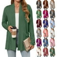 thumbnail image 1 of Delayuji Fashion Lightweight Cardigans For Women Long Sleeve Thin Summer Cardigans Open Front Cardigan Fall Fashion Cardigan, 1 of 6