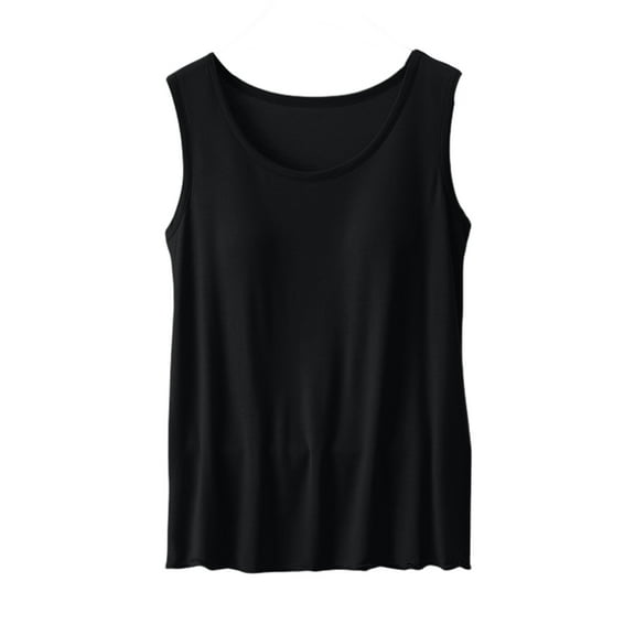 Delayuji Ladies Casual Loose Chest Pad Suspenders Yoga Bottom Shirt Ladies Vest Black Xxl Modal Spring Tops for Women