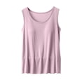 thumbnail image 1 of Delayuji Ladies Casual Loose Chest Pad Suspenders Yoga Bottom Shirt Ladies Vest Pink Xxxl Modal Spring Tops for Women, 1 of 9