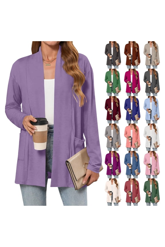 Lightweight Cardigans For Women Long Sleeve Thin Cardigans Open Front Cardigan Fashion Cardigan Spring Summer S-5XL