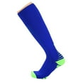 thumbnail image 1 of Delayuji Mens Compression Stocking Circulation for Medical,Running,Athletic Sport Sock Soccer Long Sock Stocking Compression Socks for Women & Men Blue M, 1 of 2