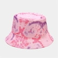 thumbnail image 1 of Delayuji Sun Hats for Men Women Tie Dye 3D Printed Poly Cotton All Season Daily Double Basin Outdoor Hat Fisherman's Hat Visor Hat, 1 of 4