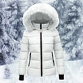 thumbnail image 1 of Delayuji Warm Outerwear Women's Down Jackets Women's Hooded Warm Quilted Thicken Puffer Jacket Winter Waist Plush Overcome Outer Coat Outdoor Skiing Snowboarding CoatCute Fall Mint Green XxXXL, 1 of 4