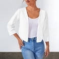 thumbnail image 1 of Delayuji Women's Cardigan Solid Color Short Cardigan Coat Spring Trendy Women's Cardigan Top, 1 of 6