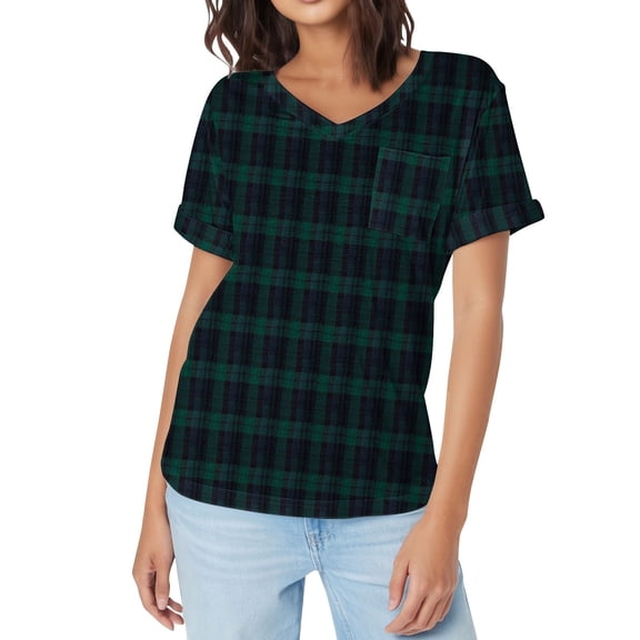 Delayuji Women's Printed Short Sleeved T Shirt Green Xxl Polyester,Spandex Short Sleeve Shirts for Women