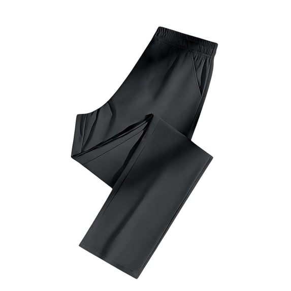 Delayuji Womens Quick Drying Pants Breathable Solid Color Loose Pants Cool Pants With Zipper Pockets Unisex S-5XL