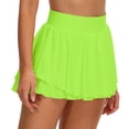 thumbnail image 1 of Delayuji Womens Skort Tennis Skirt with Pocket Shorts Mini Golf Skirts High Waisted Athletic Skorts Summer Workout Short Lightweight Athletic Skirt For Running Sports Fitness Golf, 1 of 5