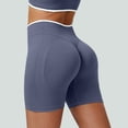 thumbnail image 1 of Delayuji Womens Yoga Short Workout Shorts Scrunch Seamless Gym Yoga Biker Shorts Running Active Fitness Short, 1 of 5