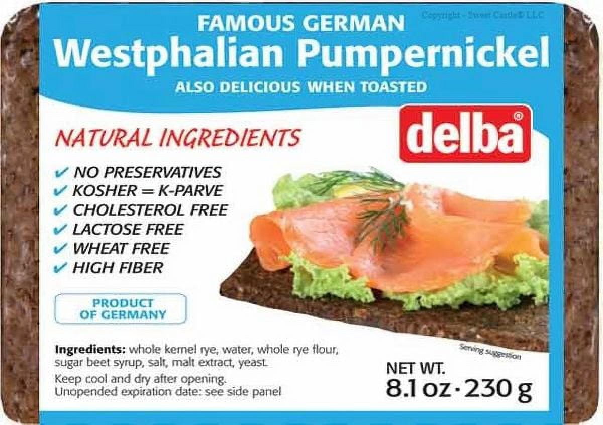 Delba Dark (Westphalian) Pumpernickel Bread