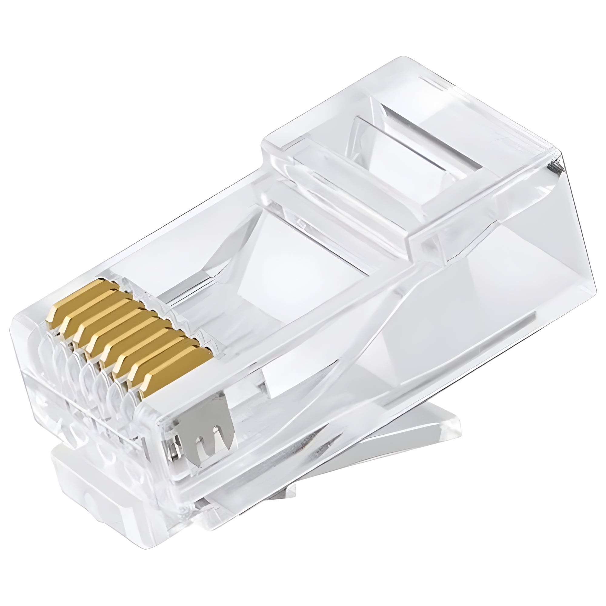 Delcast 100pcs RJ45 Modular Plug CAT5E Network Cable Connector Plug ...