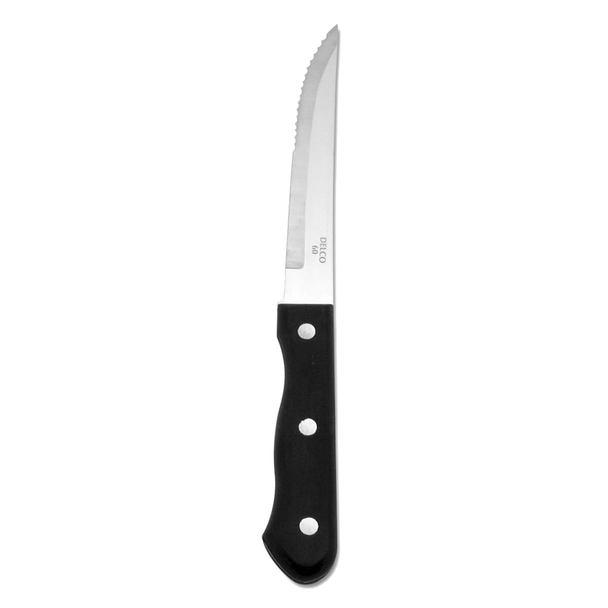 CUTCO 59 Stainless Straight Edge Steak Knife Brown Handle Flatware E80G