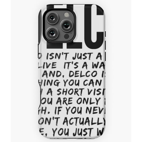 Delco Defined Delaware County N3787 Phone Case for iPhone 17 16 15 14 13 12 11 Pro Max