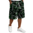 thumbnail image 1 of Delconic Men Realistic Tree Branch Camo Quick Dry Casual Cargo Shorts Skin Friendly Elastic Waist Deep Storage Side Pockets Short Trousers For Spring Summer Daily Green M, 1 of 6