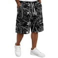 thumbnail image 1 of Delconic Men Realistic Tree Branch Camo Quick Dry Casual Cargo Shorts Skin Friendly Elastic Waist Deep Storage Side Pockets Short Trousers For Spring Summer Daily Black L, 1 of 6
