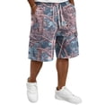 thumbnail image 1 of Delconic Men Tree Camo Quick Dry Knee Length Casual Cargo Shorts Elastic Drawstring Waist Side Pockets Loose Fit Short Pants For Summer Hunting Fishing Hiking Daily Outdoor Travel Wear Pink S, 1 of 6