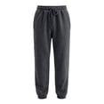 thumbnail image 1 of Delconic Mens Casual Loose Fit Fleece Sweatpants Plus Size Drawstring Elastic Waist Jogger Pants with Pockets Tapered Leg Dark Gray 3XL, 1 of 7