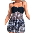 thumbnail image 1 of Delconic Women Swimsuit With Shorts Flowy Two Piece Swimsuits Bathing Swimwear, 1 of 4