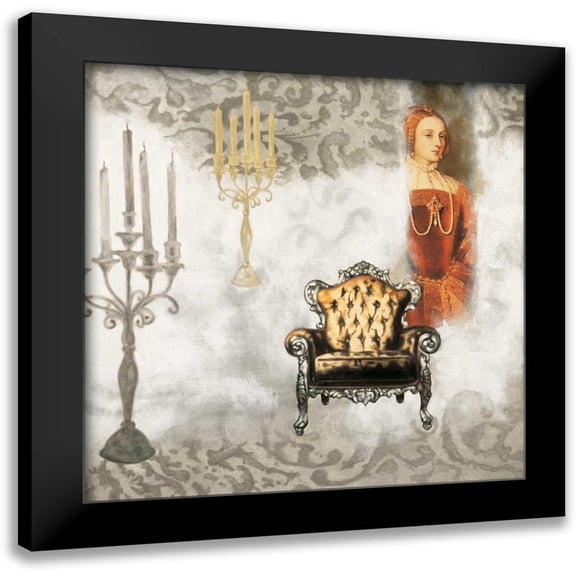 Deleau, Valerie 12x12 Black Modern Framed Museum Art Print Titled - Vincennes II