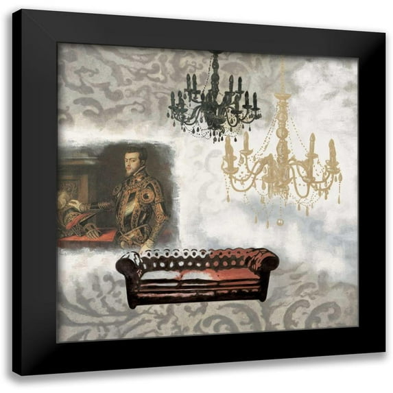 Deleau, Valerie 15x15 Black Modern Framed Museum Art Print Titled - Vincennes I