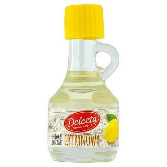 Delecta Cytrynowy Aromat Do Ciast I Kremow Lemon Aroma for Cakes and Cremes 9ml/0.34fl Oz