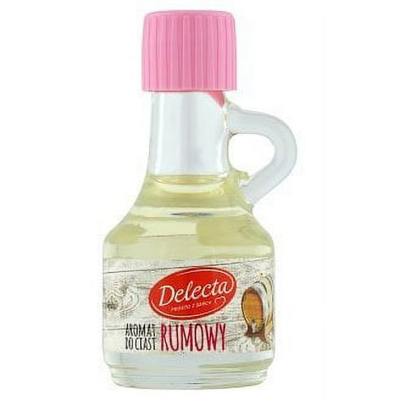 Delecta Rumowy Aromat Do Ciast I Kremow Rum Aroma for Cakes and Cremes 9ml/0.34fl Oz