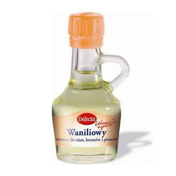 Delecta Waniliowy Aromat Do Ciast I Kremow Vanilla Aroma for Cakes and Cremes 9ml/0.34fl Oz