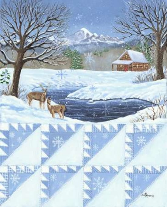 Delectable Mt Quilt Scape Canvas Art - Julie Peterson (24 x 30)