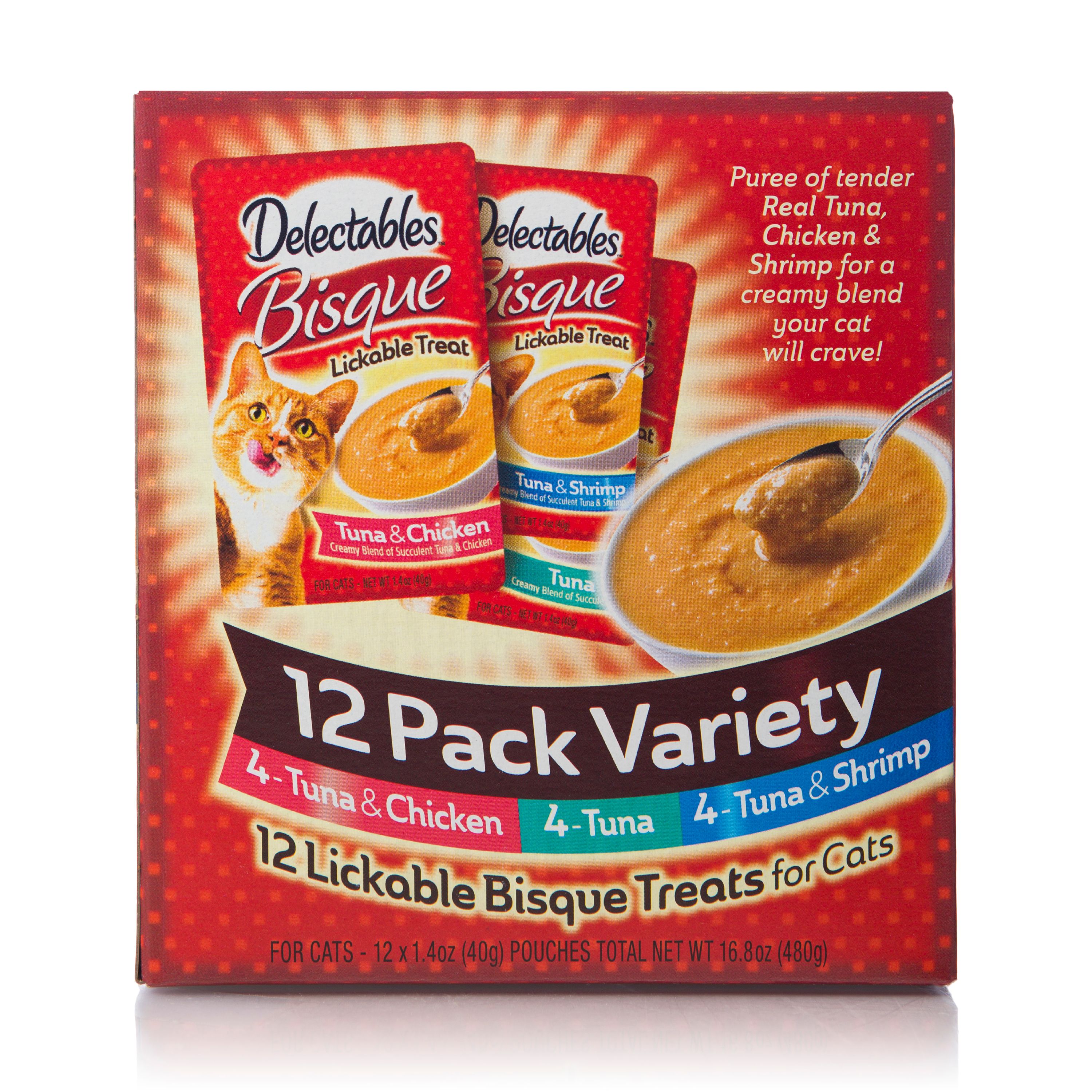 Delectables Lickable Treat Bisque Tuna, 1.4oz