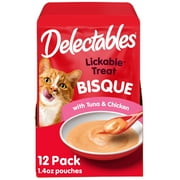 Delectables Bisque Tuna & Chicken Wet Cat Treat 1.4oz, 12 pack
