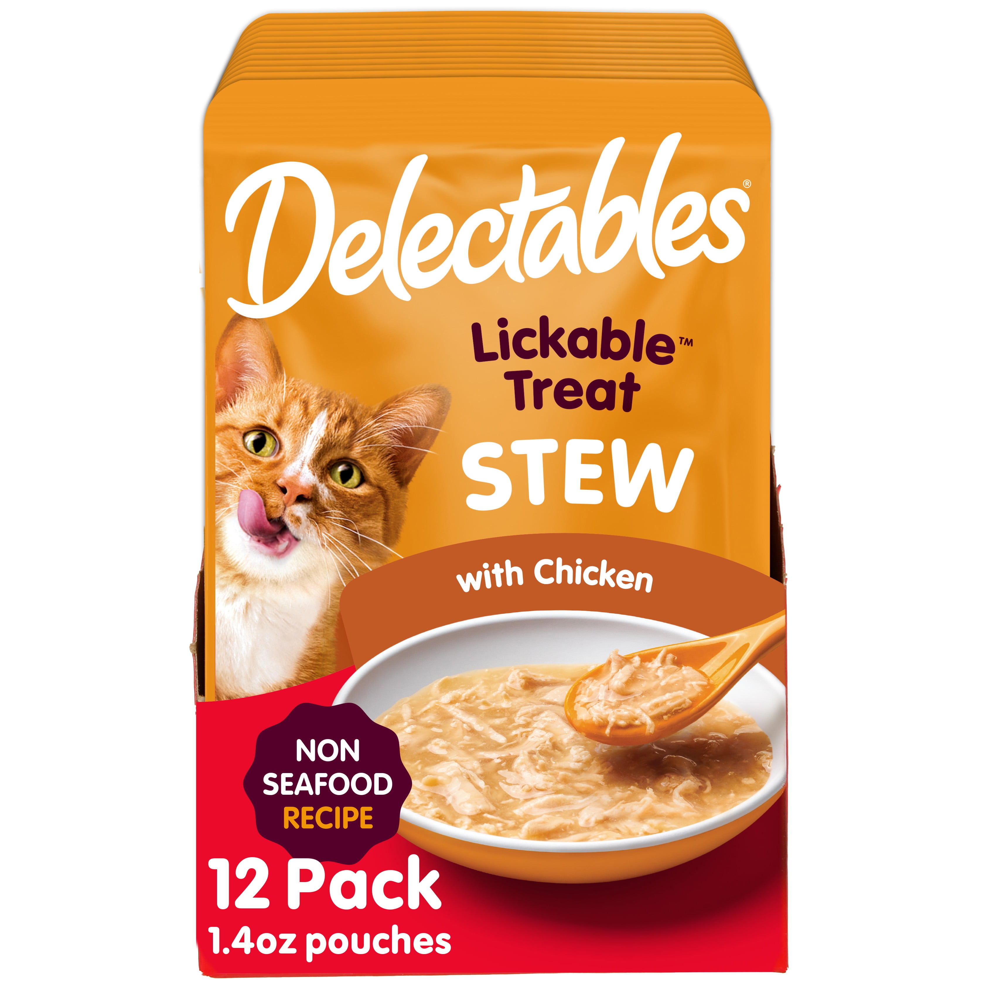 Delectables Stew Non Seafood Chicken Wet Cat Treat 1.4oz, 12 pack