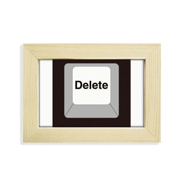 Delete Empty Discard Keyboard Desktop Decorate Photo Frame Picture Art Painting 5x7 inch