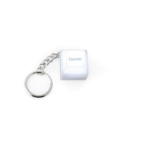 Delete Keyboard Button with Super Bright White LED - Classic Mechanical Push Feel