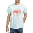 thumbnail image 1 of Delete Negativity Hot Salmon Tie Dye Cyclone Men -Image by Shutterstock, Male Medium, 1 of 4