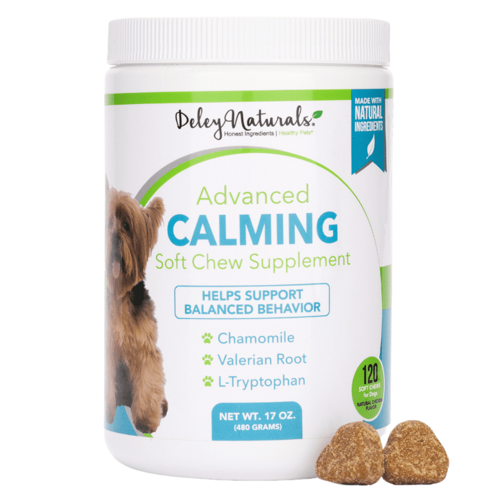 Deley Naturals Calming Treats for Dogs, Dog Separation Anxiety Relief