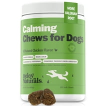Deley Naturals Calming Treats for Dogs, Dog Separation Anxiety Relief,  Travel, Dog Calm, 120 Soft Chews