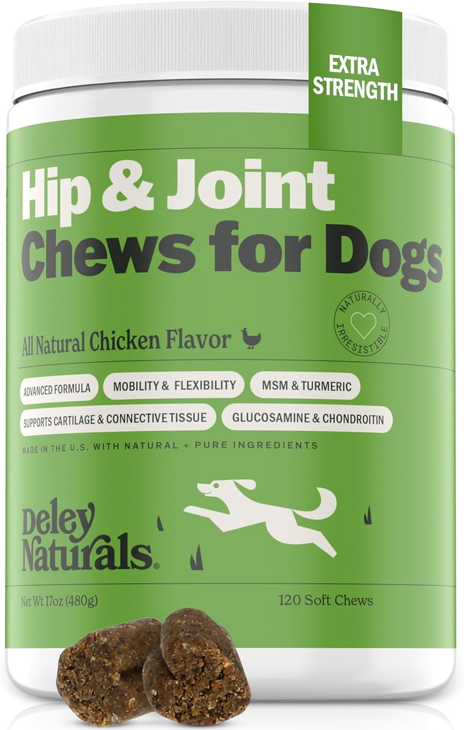 Deley Naturals Hip Joint Chews For Dogs Advanced Arthritis Pain deley-naturals-hip-joint-chews-for-dogs-advanced-arthritis-pain