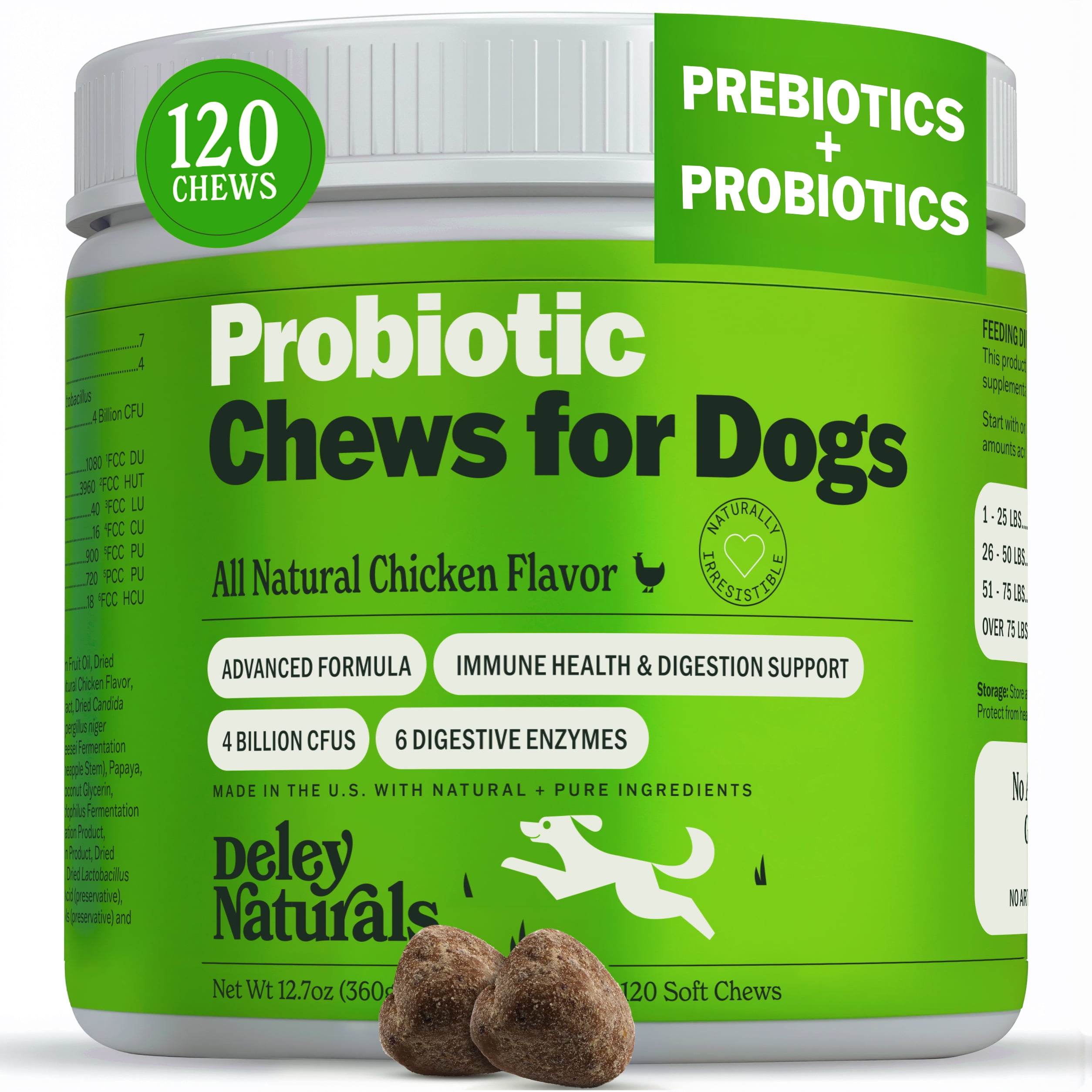 Customer reviews for Deley Naturals Probiotics for Dogs