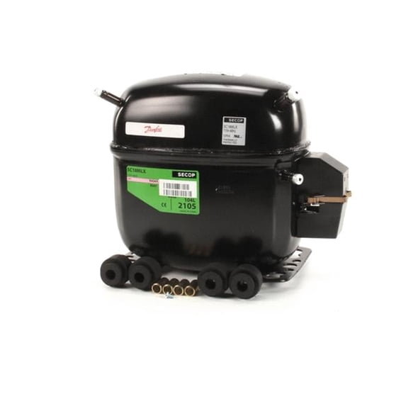 Delfield 3527021 16 in. 115V 60 Hz 0.75 HP R404A OEM Compressor
