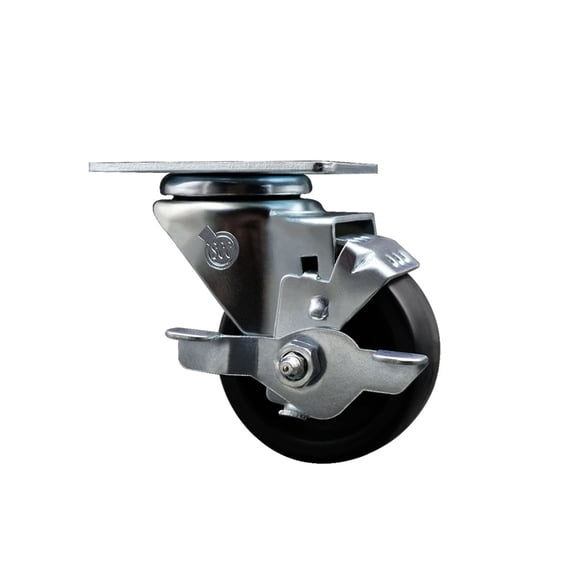 Delfield HPMCP00175 3 Inch Replacement Caster with Brake Service Caster Brand