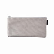 Delfonics Mareku Cotton Pen & Pencil Case 7.3 in. x 3-3/4 in. Grey