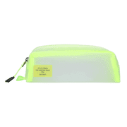 Delfonics POP Inner Carrying Pen & Pencil Case 7 in. x 2.4 in. Clear Yellow