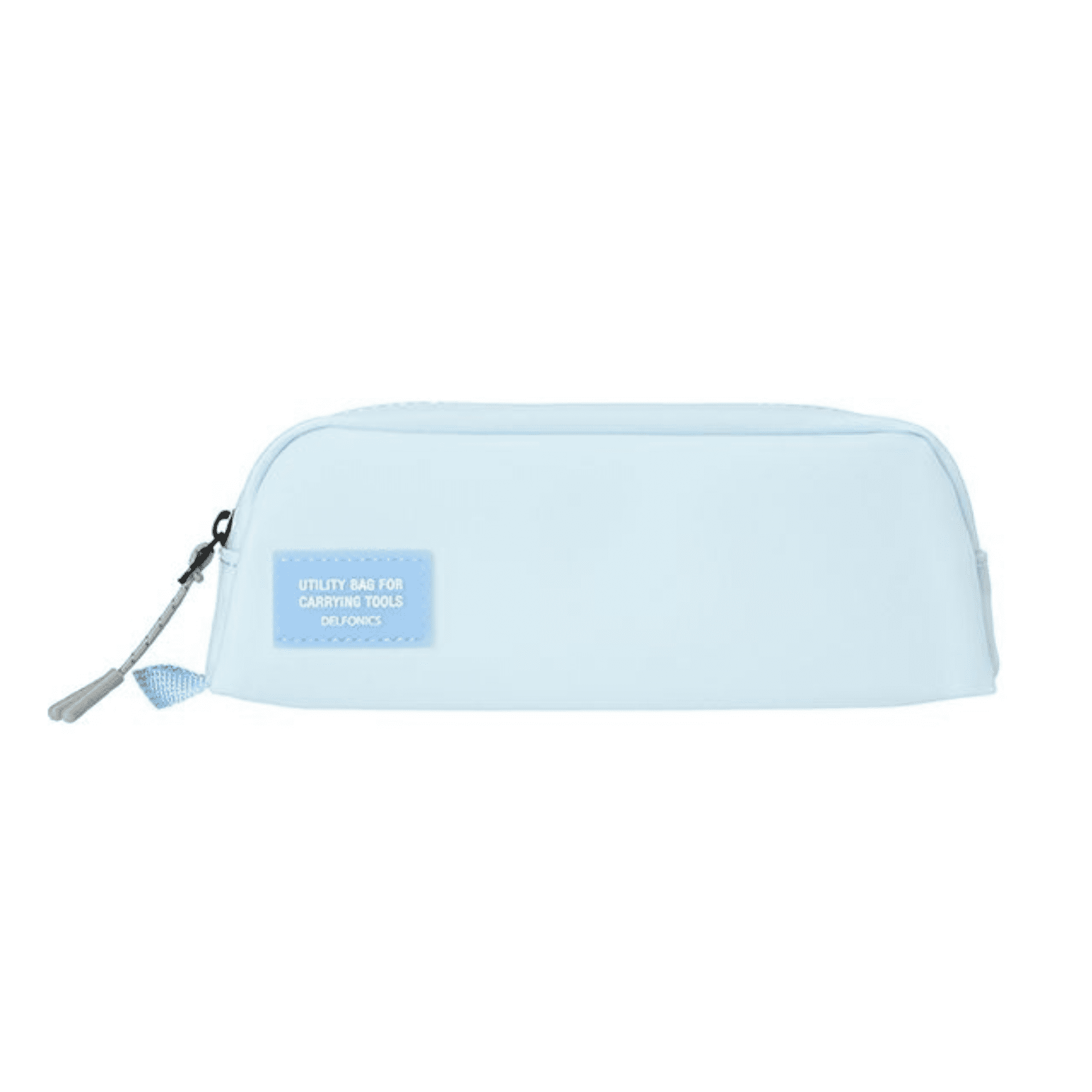 Delfonics POP Inner Carrying Pen & Pencil Case: 7 in. x 2.4 in. (Light Blue)