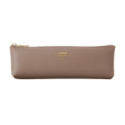 Delfonics Quitterie Pen & Pencil Case 7-1/4 in. x 2-1/2 in. Greige
