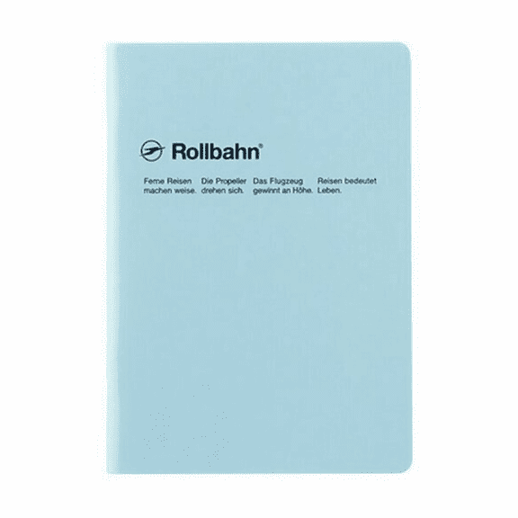 Delfonics Rollbahn Note Notebook: 5-3/4 in. x 8-1/4 in. (Light Blue) A5 notebook